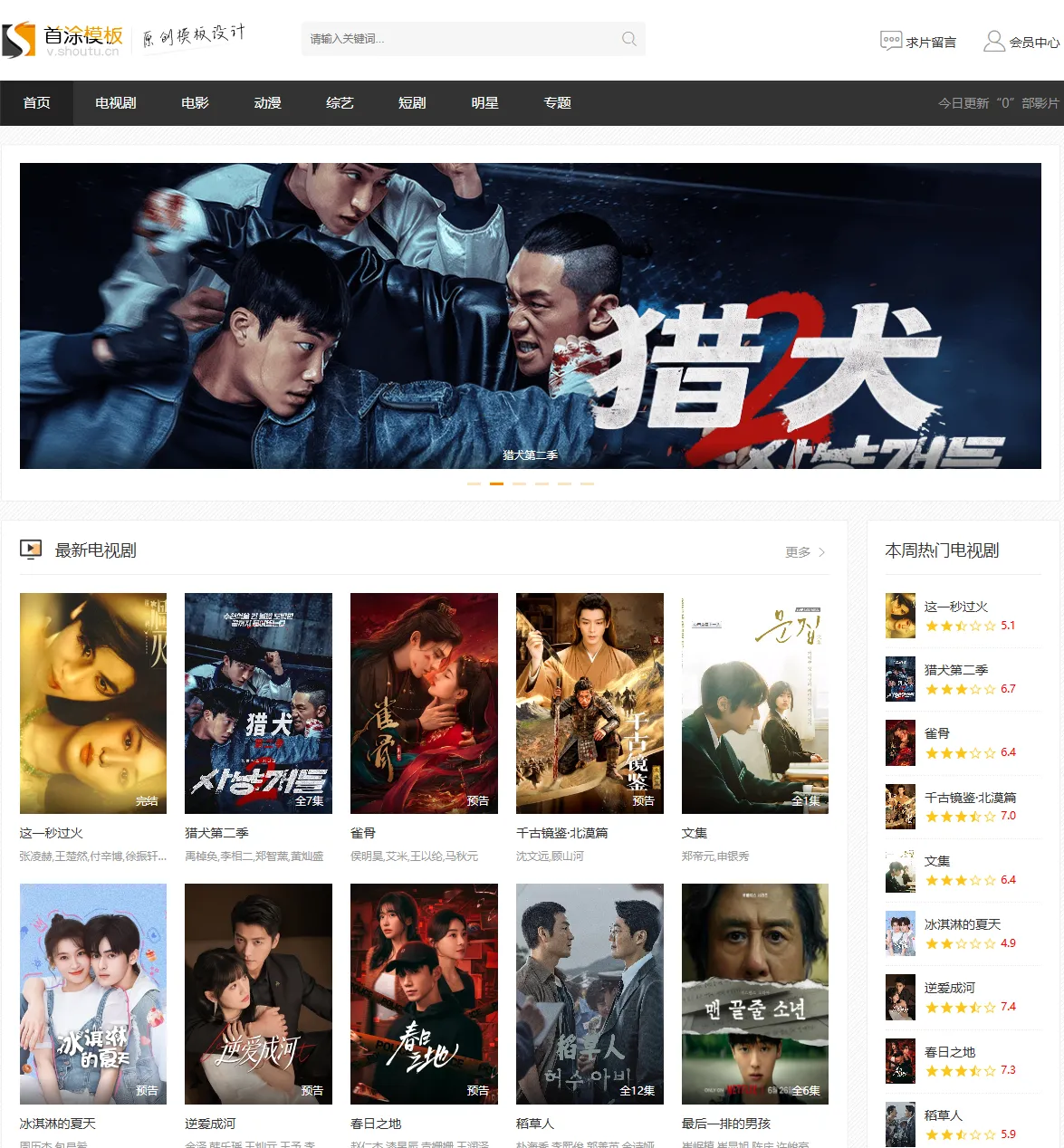 模板截图